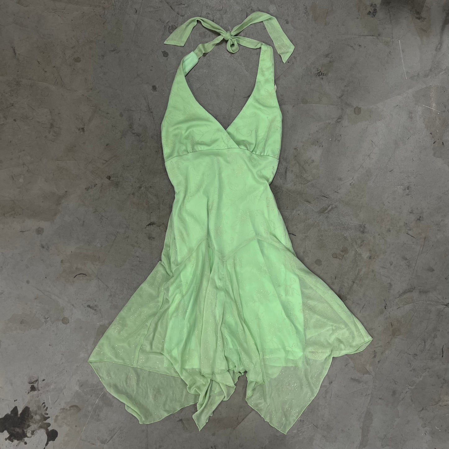 VTG Woman’s Green Floral Dress