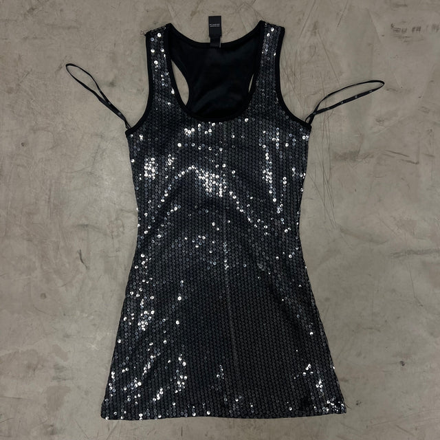 VTG Woman’s Silver Shimmer Dress