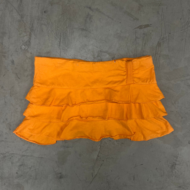 VTG Woman’s Orange Aeropostale ruffle skirt
