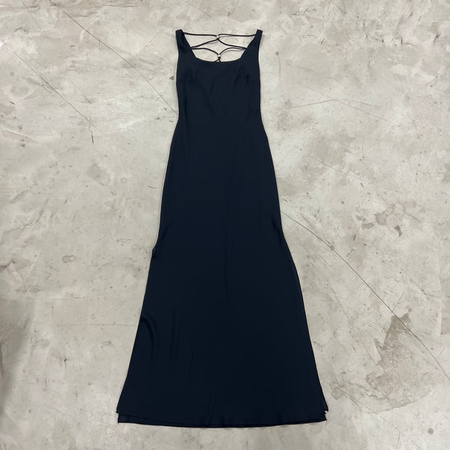 VTG Woman’s Black Side Slit Dress