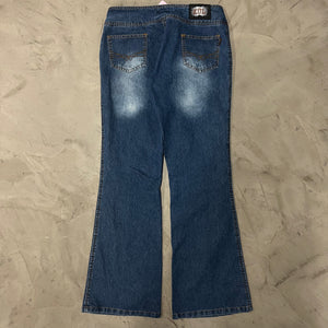 KUL Belted Bell Bottom Jeans