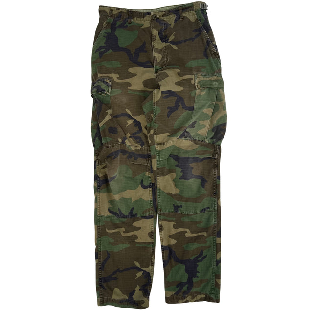 VTG Faded Military Camo Cargo Pants