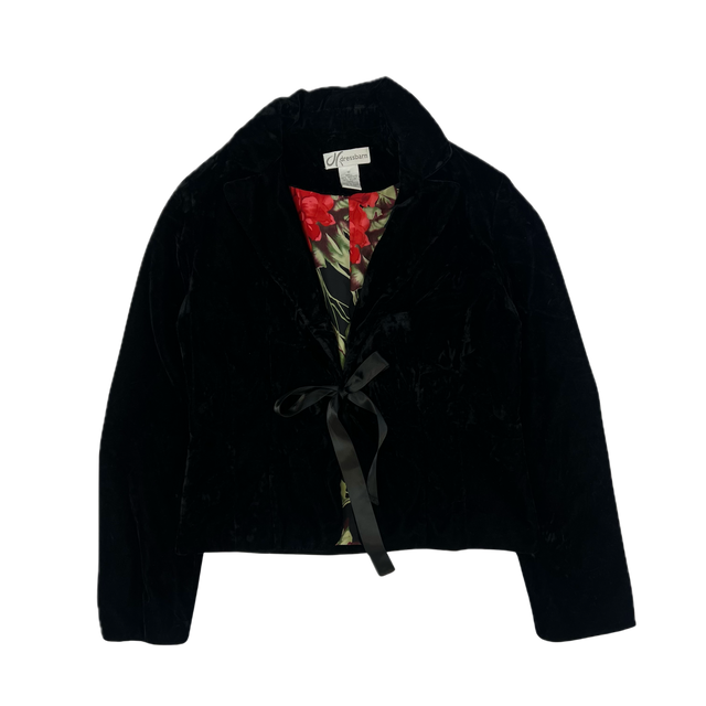 VTG WMNS Black Velvet Jacket